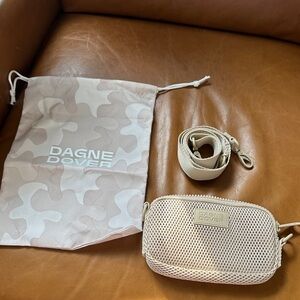 Dagne Dover Mara Phone Sling Oyster Mesh
